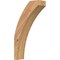 Ekena Millwork 3 1/2"W x 10"D x 18"H Thorton Smooth Knee Brace, Western Red Cedar BRC04X10X18THR00SWR - alternate 1